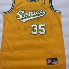 SuperSonics No. 35 yellow retro jersey