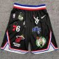 Three party collaboration black pants