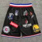 Three party collaboration black pants