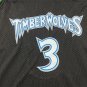 Timberwolves 3 Retro Black Mesh