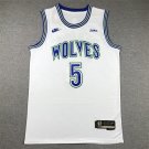 Timberwolves 5 Classic White