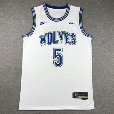 Timberwolves 5 Classic White