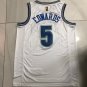 Timberwolves 5 Edwards Retro White XS-XXL