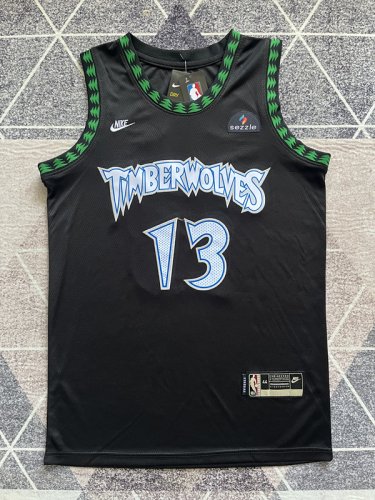 Timberwolves 13 Black