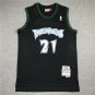 Timberwolves 21 Black Retro Logo