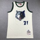 Timberwolves 21 Cream White