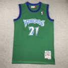 Timberwolves 21 Retro Green