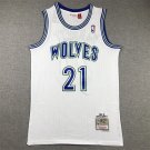 Timberwolves 21 Retro White