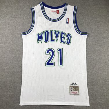 Timberwolves 21 Retro White