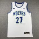 Timberwolves 27 Classic White