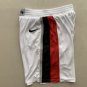 Trail Blazers team white pants