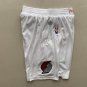 Trail Blazers team white pants