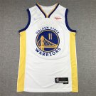 Warriors 11 White 75th Anniversary Logo