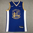 Warriors 22 Blue 75th Anniversary Logo
