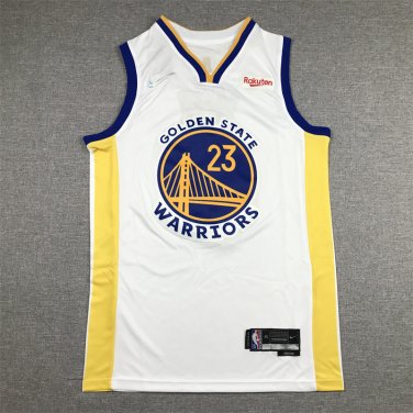 Warriors 23 White 75th Anniversary Logo