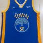 Warriors' new Curry No. 30 color blue  jersey