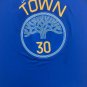 Warriors' new Curry No. 30 color blue  jersey
