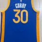 Warriors' new Curry No. 30 color blue  jersey