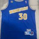 Warriors' new season Curry No. 30 color blue clover jersey