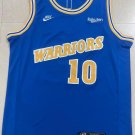 Warriors No. 10 Blue  jersey