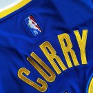 Warriors No. 30 Blue Curry 75th Anniversary Embroidered XS-XXL