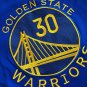 Warriors No. 30 Blue Curry 75th Anniversary Embroidered XS-XXL
