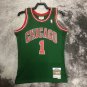 #1 Rose Bulls M&N  jersey green