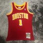 #1 Tracy Mcgrady Rockets 2004-05 M&N jersey red ()