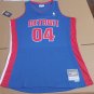 #04 Bush Detroit Pistons M&N jersey blue (ï¼