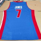 #7 James Detroit Pistons M&N jersey blue (）