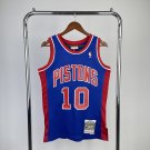 #10 Rodman pistons 1988-89 M&N jersey blue ()