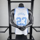 #23 Jordan North Carolina M&N jersey white ()