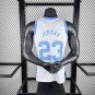 #23 Jordan North Carolina M&N jersey white ()