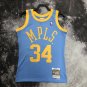 #34 O'neal Lakers 2001-02 M&N jersey blue