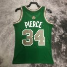 #34 Pierce Celtics 2007-08 M&N  jersey green with The trophy