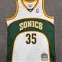 #35 Durant Sonics 2007 08 M&N jersey white ()