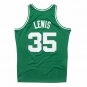 #35 Reggie Lewis Boston Celtics 1987-88 M&N Jersey green ()