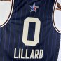 24 season All Star Blue No. 0 Lillard