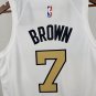 26th season Celtics City jersey number 7 Brown