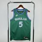 26th season Mavericks retro green No. 5 Russell