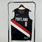 26th season Trail Blazers away Black No. 0 Lillard_CM_1