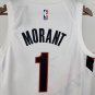 26th season Trail Blazers White No.1 Morant