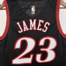 76ers Retro Black No. 23 James in Season 26