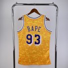 BAPE 脳 M&N x Lakers jersey