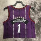 M&N #1 Mcgrady Raptors  navel exposed jersey purple ()