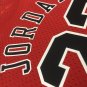 M&N #23 Jordan Bulls navel exposed jersey red ()