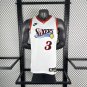 Season 26 76ers Retro White No. 3 Iverson