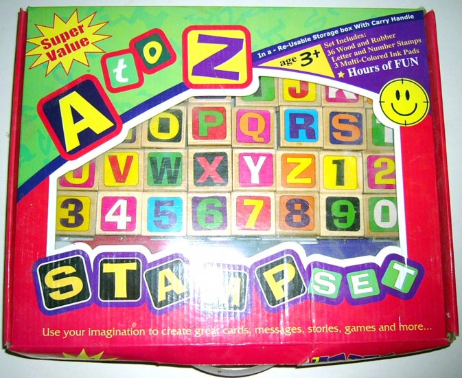 Educational Developmental Toy A to Z Stampers Age 3+ Chunkie Stamps
