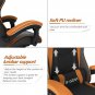 High Back Gaming Chair With Headrest and Lumbar Support PU Leather Office Chair Ergonomic Design