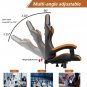 High Back Gaming Chair With Headrest and Lumbar Support PU Leather Office Chair Ergonomic Design